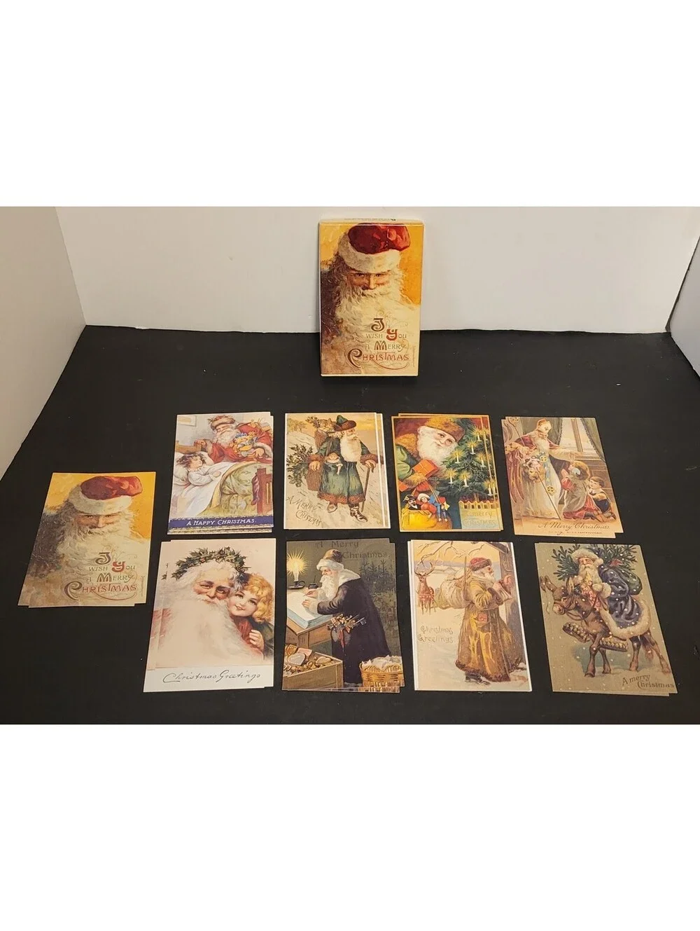 Thomas Kinkade Christmas Cards-4 Boxes, Cardinal Cards & Vtg Christmas Postcards